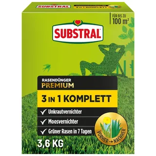 Substral Rasendünger mit Unkrautvernichter 3,6 kg