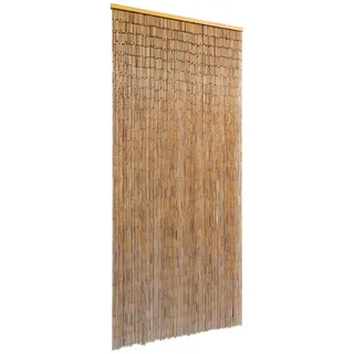 vidaXL Türvorhang Bambus 90 x 200 cm Braun