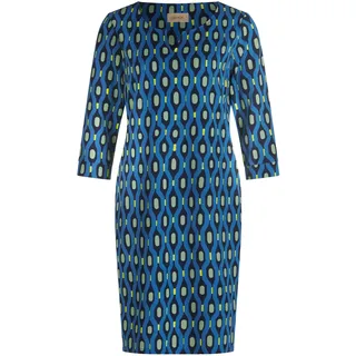 Bodykleid CARTOON "Casual-Kleid mit Muster", Damen, Gr. 34, EURO, bunt (blau, grün), Obermaterial: 95% Polyester PES. 5% Elasthan EL., Kleider Bodykleid