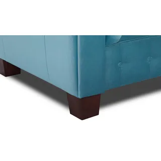 Chesterfield 3+2 Sofagarnitur Couch Polster Sitz Garnitur Sofa Couchen Sofas Neu - Blau