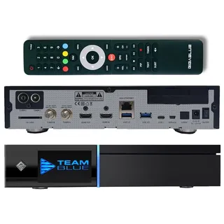 GiGaBlue UHD Quad 4K Pro – PVR-Receiver mit HBB-TV, Bluetooth 5.4, 2x FBC DVB-S2 Tuner, Gigabit-LAN (Dual DVB-C/T2 Tuner PRO)