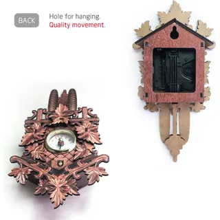Kuckucks-Wanduhr, Vogel, Holz, Hängedekoration für Zuhause, Café, Restaurant, Kunst, Vintage-Chic, Schaukel, Wohnzimmer, Stil 3