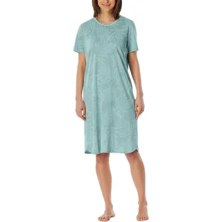 Schiesser Damen Nachthemd Kurzarm Baumwolle Modal Sleepshirt Bigshirt - Comfort Nightwear