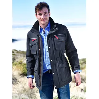 Allwetterjacke MARCO DONATI, Herren, Gr. 56, blau (marine), 100% Polyester, unifarben, Jacken Allwetterjacke