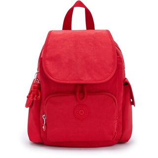 Kipling Damen City Pack Mini Rucksack Leichter Vielseitiger Tagesrucksack Tasche Red Rouge, Rot Rouge, Mini, Damen City Pack Mini Rucksack Leicht Vielseitiger Daypack Tasche