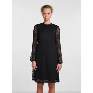 pieces Spitzenkleid »PCOLLINE LS LACE DRESS NOOS BC« pieces Black L (40)