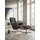 Relaxsessel Mayfair Leder 92 x 103 x 79 cm grau mit Schlaffunktion