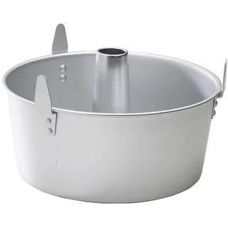 Nordic Ware 54901 2-teilig Engelskuchen, Aluminium, Schwarz, 26,4 x 26,4 x 10,8 cm