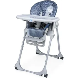 Chicco Polly Easy Traditioneller Hochstuhl Gepolsterter Sitz Schwarz, Grau, Weiß - Grau
