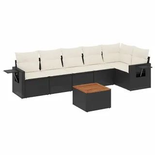 VidaXL 3224572, Cremefarben, Rattan, Stahl, Akazienholz, 110 kg, Erwachsene & Kinder, 550 mm, 550 mm - Beige