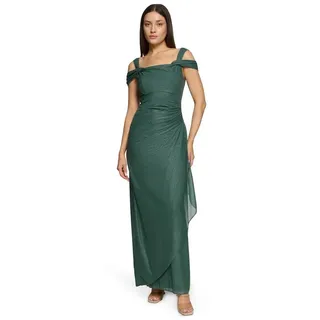 Vera Mont Abendkleid Glitzer-Look Grün 40