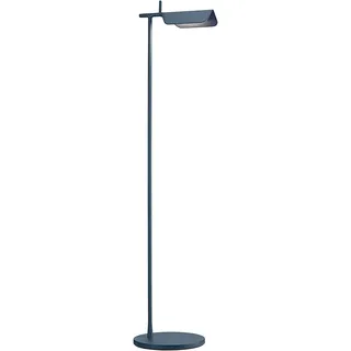 Flos Tab Floor Stehlampe mit direkter Beleuchtung, Lampe im Design von E. Barber un J. Osgerby, LED-Lampe für Innenbereiche mit schwenkbarem Kopf, 100-240/24 V, 9 W, 240 x 49 x 1100 mm, Farbe Blau