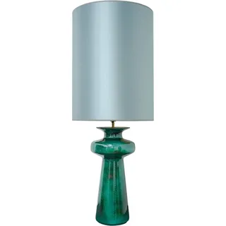 Casa Padrino Luxus Keramik Tischleuchte Grün / Türkis 45 x H. 117 cm - Luxus Qualität