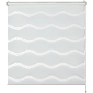 Schöner Wohnen Doppelrollo Tilda 100 x 150 cm Weiß