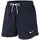 Damen W Nk Flc Park20 Kz Klassische Shorts Obsidian/White/White L EU