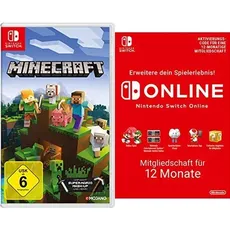 Minecraft: Nintendo Switch Edition [Nintendo Switch] + Switch Online 12 Monate [Download Code]