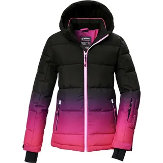 KILLTEC Mädchen Skijacke/Ski-Steppjacke mit Kapuze und Schneefang KSW 330 GRLS SKI QLTD JCKT, pink, 152,