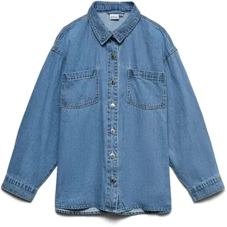Vmjane Ls Oversize Denim Shirt