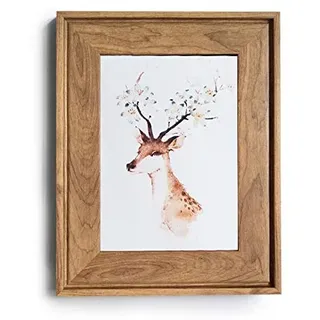 HUIXIANG Bilderrahmen 15x20cm Vintage Fotorahmen Retro Rustikal Portraitrahmen für Foto 20x15 Kann Aufgehängt Oder Tischplatte Geschenk für Hochzeit Jahrestag Freunde (Holzfarbe)