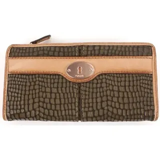 Fossil Geldbörse MADDOX Grau SL3139-073 Damen Geldbeutel Geldtasche - Grau