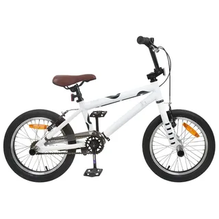 BMX Rad 16 Zoll für 5-8 Jahre alt Weiß - Weiß