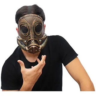 Ghoulish Steampunk-maske M3a1 - Multicolor