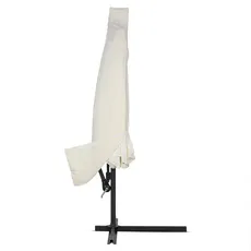 DEUBA® Schutzhülle Sonnenschirm für 3,5m Schirme Schirm Abdeckhaube Abdeckung Hülle Plane Ampelschirm Beige
