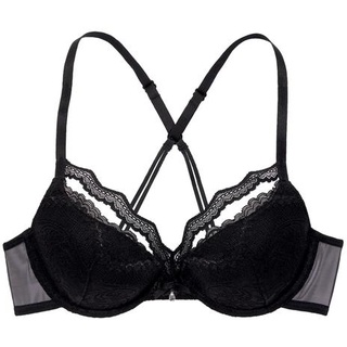 PETITE FLEUR GOLD Push-up-BH Damen schwarz Gr.70A