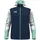 Kapuzenjacke marine/weiß/minze S