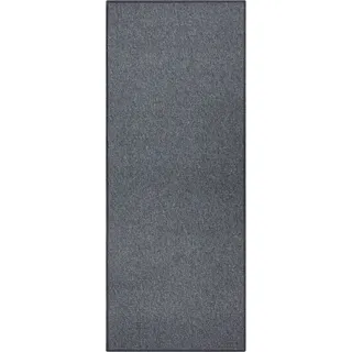 Bt Carpet Bouclé Läufer – Küchenläufer rutschfest Teppichläufer Teppich Küchenteppich für Flur, Küche, Wohnzimmer, Badezimmer, Bad – Anthrazit, 80x300cm