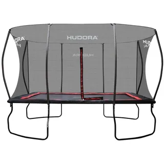 Hudora 4square Trampolin 244 x 366 cm inkl. Sicherheitsnetz schwarz