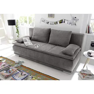 ed exciting design MID.YOU Schlafsofa grau - 208x93x105 cm