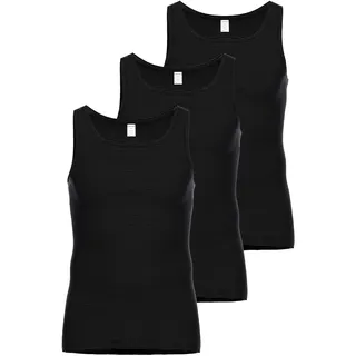 Ammann Unterhemd "Unterhemd Jeans Unterhemden 3P 3er Pack", dunkelblau