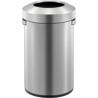 EKO - Urban Abfalleimer 50 Liter - Stainless steel - Matt Edelstahl - Silber
