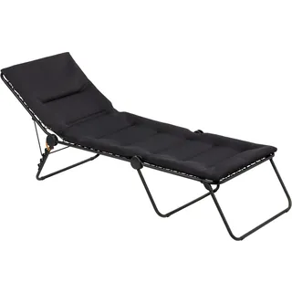 Lafuma Siesta L Sonnenliege 201 x 70 x 81 cm Schwarz/Acier