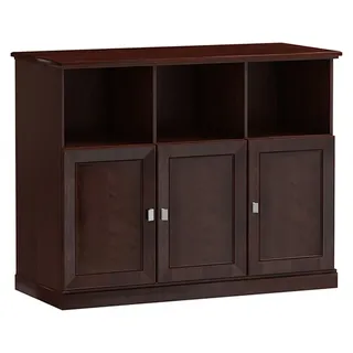 Büro Kommode Holz Schrank Holzkommode Klassische Kommoden RTV Sideboard Monaco - Braun