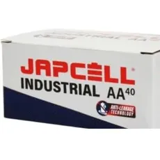 Japcell batteri 1,5V - AA industrial- pakke a 40stk, Batterien + Akkus
