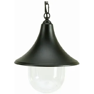 MADILAH Pendelleuchte Außen Schwarz Rustikal IP43 E27 Garten Balkon