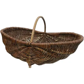 Siena Garden Weidenkorb Transportkorb Aufbewahrungskorb Dekokorb klassisch oval 55×29×24 cm