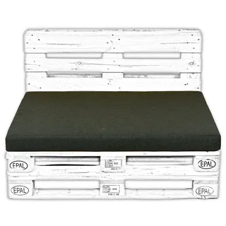 AMPO Palettenkissen Sitz Palettenpolster Auflage 120x80 cm - Dunkelgrau