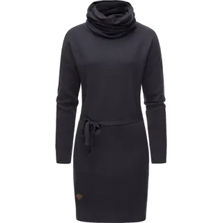 Sweatkleid RAGWEAR "Sweatkleid Babett Dress Intl.", Damen, Gr. XL, N-Gr, blau (navy), Obermaterial: 100% Baumwolle CO., Kleider Sweatkleid