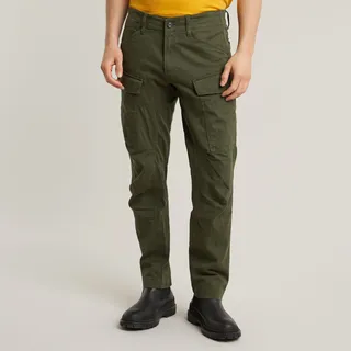 G-Star für Herren. D25523-D846-6059 Cargo 3D Regular Tapered Trousers grün (29/32), Lässig, Baumwolle