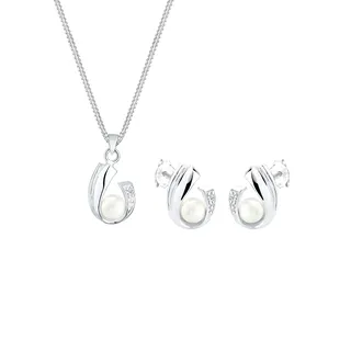 Diamore Elli DIAMONDS »Schmuckset Diamant (0.04 ct) 925 Sterling Silber«
