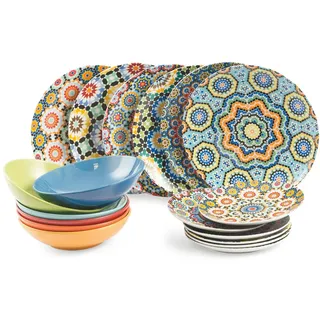 Villa D'Este Home Tivoli Marrakech Geschirr 18-tlg.