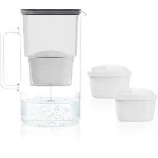 Wessper Wasserfilter Kanne schwarz 3 L