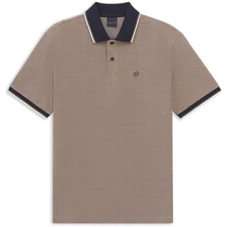 bugatti Herren Poloshirt Modern Fit aus Baumwolle mit Kontraststreifen