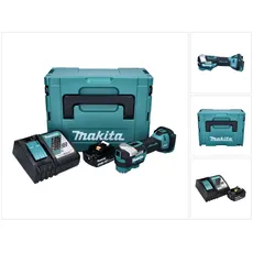 Makita, Multifunktionswerkzeug, DTM 52 RF1J Akku Multifunktionswerkzeug 18 V Starlock Max Brushless + 1x Akku 3,0 Ah + Ladege