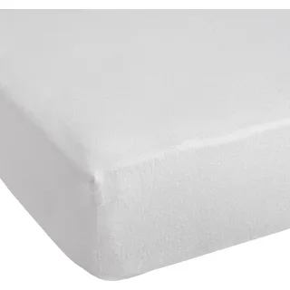 Good Morning Spannbettlaken Molton 90 x 200 cm weiß