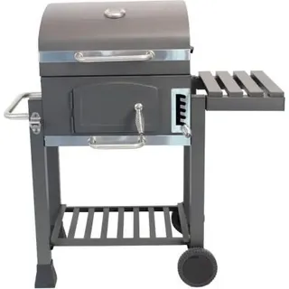 Mr. Gardener Holzkohlegrill Ottawa, Edelstahlrost, 47,5x41cm, 915085 - Schwarz