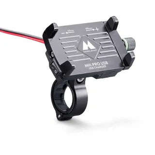 Mobiles Ladegerät für Motorräder, Aluminium, USB-Ladeanschluss, ideal für Lange Reisen-MH-Pro USB